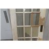 Image 4 : Painted Solid Fifteen-Pane Window Door, 32" x 79 1/2"