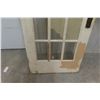 Image 5 : Painted Solid Fifteen-Pane Window Door, 32" x 79 1/2"
