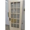 Image 7 : Painted Solid Fifteen-Pane Window Door, 32" x 79 1/2"