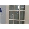 Image 3 : Painted Solid Fifteen-Pane Window Door, 32" x 79 1/2"