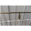 Image 3 : Antique Wrought Iron Bed with Brass Head and Foot Rails