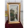 Image 1 : Framed Painting on Canvas, Artist Name Visible in Photo