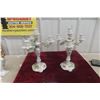 Image 1 : Pair of Dresden Porcelain Candelabra, 14" Tall