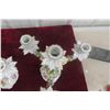 Image 7 : Pair of Dresden Porcelain Candelabra, 14" Tall