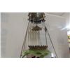 Image 5 : Late 18th Century Hanging Parlor Lamp with Hand-Painted Shade