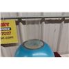 Image 5 : Electrified Gone with the Wind Style Lamp with Hand-Painted Shade and Footed Brass Base