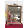 Image 1 : Fancy Framed Wall Mirror, 22" x 30"