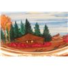Image 4 : Oval Convex Glass Painting, 19" x 24"