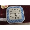 Image 2 : German Ceramic Wall Clock With Biscuit Jar, Covered Cheese Dish