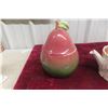 Image 2 : Staffordshire Apple Cookie Jar with Character Teapot Accessory