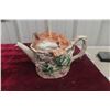 Image 7 : Staffordshire Apple Cookie Jar with Character Teapot Accessory