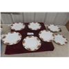 Image 1 : Seven Royal Albert Old Country Roses Pattern Dinner Plates, 9 1/2"