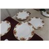 Image 4 : Seven Royal Albert Old Country Roses Pattern Dinner Plates, 9 1/2"