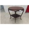 Image 1 : Wooden Accent Table With Lower Shelf – 30" x 28" x 18"