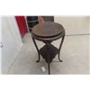Image 6 : Wooden Accent Table With Lower Shelf – 30" x 28" x 18"