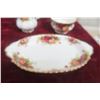 Image 6 : Royal Albert Old Country Roses Pattern Cream and Sugar Set with Seven Trays