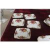 Image 9 : Royal Albert Old Country Roses Pattern Cream and Sugar Set with Seven Trays