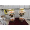 Image 1 : Pair of Vintage Hurricane Parlor Lamps