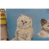 Image 3 : Two Framed Cat Paintings on Canvas, 24" x 18" and 16" x 20"