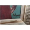 Image 9 : Two Framed Cat Paintings on Canvas, 24" x 18" and 16" x 20"