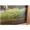 Image 6 : Framed Painting on Canvas, Artist Name Visible in Photo, 22" x 25"