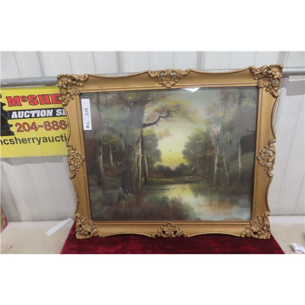 Framed Picture, 23" x 26"