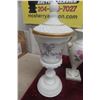 Image 2 : Porcelain Candle Holders and Vase and More
