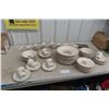 Image 1 : Fifty-Seven Place Setting, Antique Arvena Brick Oven Stoneware Dish Set