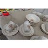 Image 5 : Fifty-Seven Place Setting, Antique Arvena Brick Oven Stoneware Dish Set