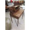 Image 2 : Walnut Writing Desk with Pull-Out Writing Surface, 41" x 30" x 18"