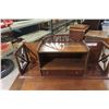 Image 3 : Walnut Writing Desk with Pull-Out Writing Surface, 41" x 30" x 18"