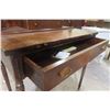 Image 5 : Walnut Writing Desk with Pull-Out Writing Surface, 41" x 30" x 18"