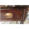 Image 8 : Walnut Writing Desk with Pull-Out Writing Surface, 41" x 30" x 18"