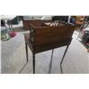 Image 9 : Walnut Writing Desk with Pull-Out Writing Surface, 41" x 30" x 18"