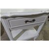 Image 4 : Painted 1 Drawer Nightstand, 27" x 15" x 20"