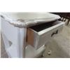 Image 5 : Painted 1 Drawer Nightstand, 27" x 15" x 20"