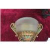 Image 6 : Coal Oil Lamp in Cast Wall-Mount Bracket with Old Cast Wall Sconce