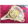 Image 8 : Coal Oil Lamp in Cast Wall-Mount Bracket with Old Cast Wall Sconce