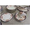 Image 3 : Myott, Son & Co. “Rosemary” Pattern English China – 65-Piece Set