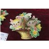 Image 104 : Porcelain Floral Two-Handled Urn, 12"