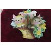 Image 105 : Porcelain Floral Two-Handled Urn, 12"