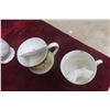 Image 10 : Porcelain Floral Two-Handled Urn, 12"