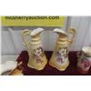 Image 111 : Porcelain Floral Two-Handled Urn, 12"