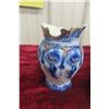 Image 17 : Porcelain Floral Two-Handled Urn, 12"