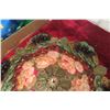 Image 83 : Porcelain Floral Two-Handled Urn, 12"