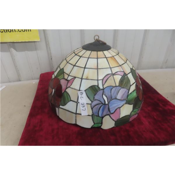 Stained Glass Lamp Shade, 18 1/2" Diameter