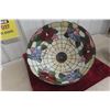 Image 5 : Stained Glass Lamp Shade, 18 1/2" Diameter