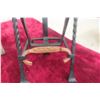 Image 9 : Locking Decanter Case with Key, No Bottle, and Two Wrought Iron Wine Bottle Holders