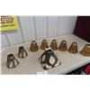 Image 1 : Stained Glass Lamp or Light Fixture Shade with Glass and Brass Parts
