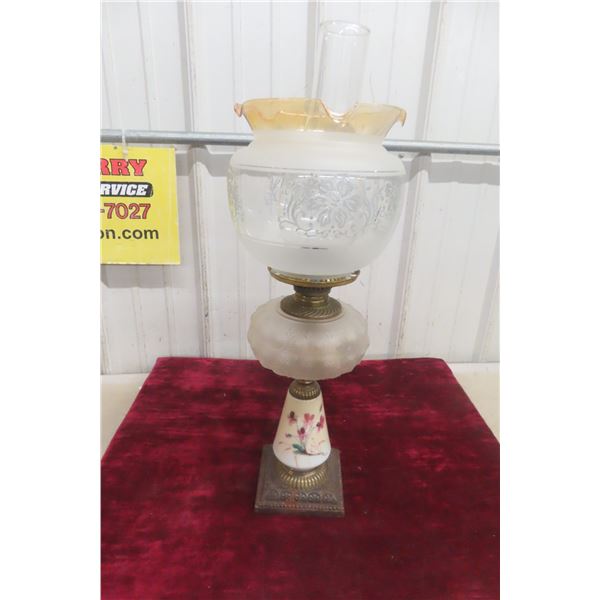 Victorian Banquet Oil Lamp